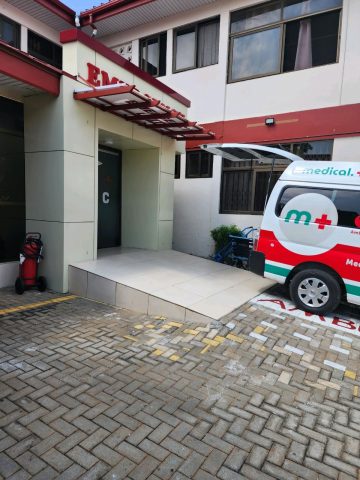 Kaba was transferred to the hospital in Ghana via medical transport where he arrived in stable condition and was reunited with his family members.